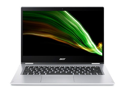Купить Acer Spin 1 SP114-31 - Flip-Design - Pentium Silver N6000 / 1,1 GHz - 8GB RAM - 256GB SSD - 35,6 cm (14") Touchscreen 1920 x 1080 (Full HD) - UHD Graphics - Wi-Fi 5, Bluetooth - Reines Silber - Windows 11 Home 64-bit Edi (NX.ABFEV.00B) в магазине wardena.ru