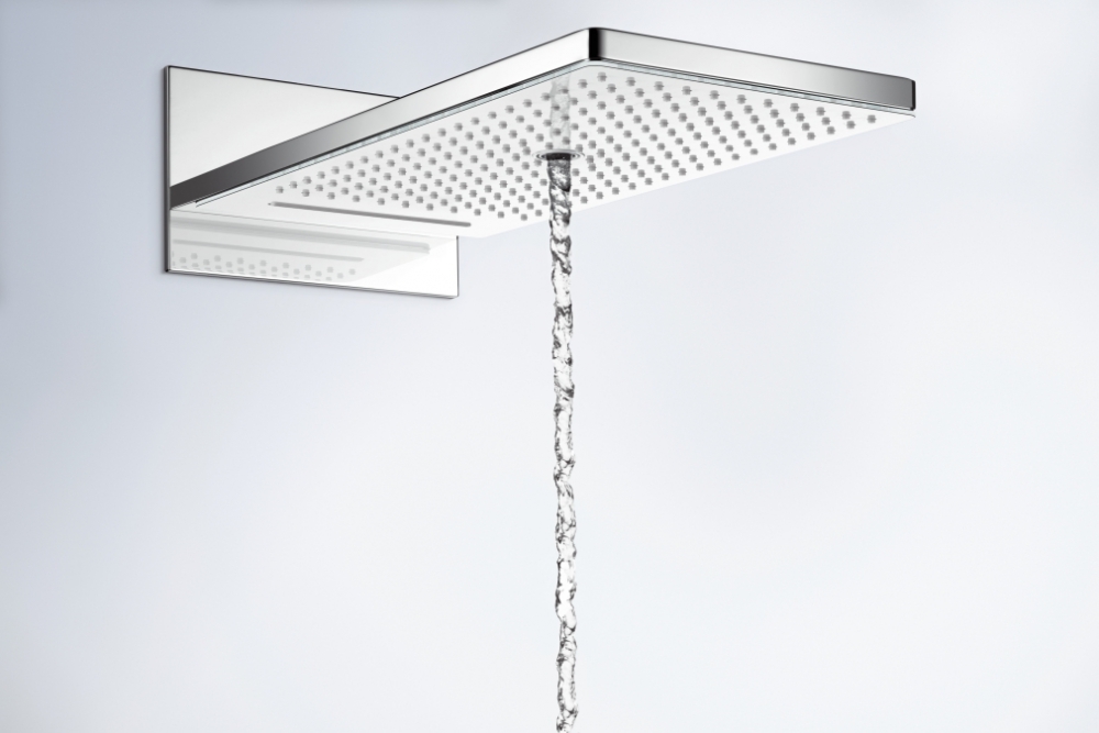 Купить Hansgrohe Rainmaker Select Верхний душ 580 3jet хром-черный матовый 24001600 в магазине wardena.ru