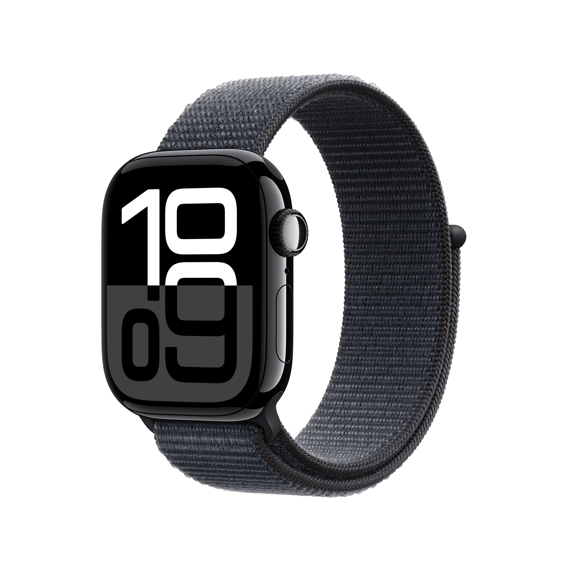 Купить Apple Watch Series 10 GPS 42mm Jet Black Aluminium Case mit Ink Sport Band (MWWG3QF/A) в магазине wardena.ru