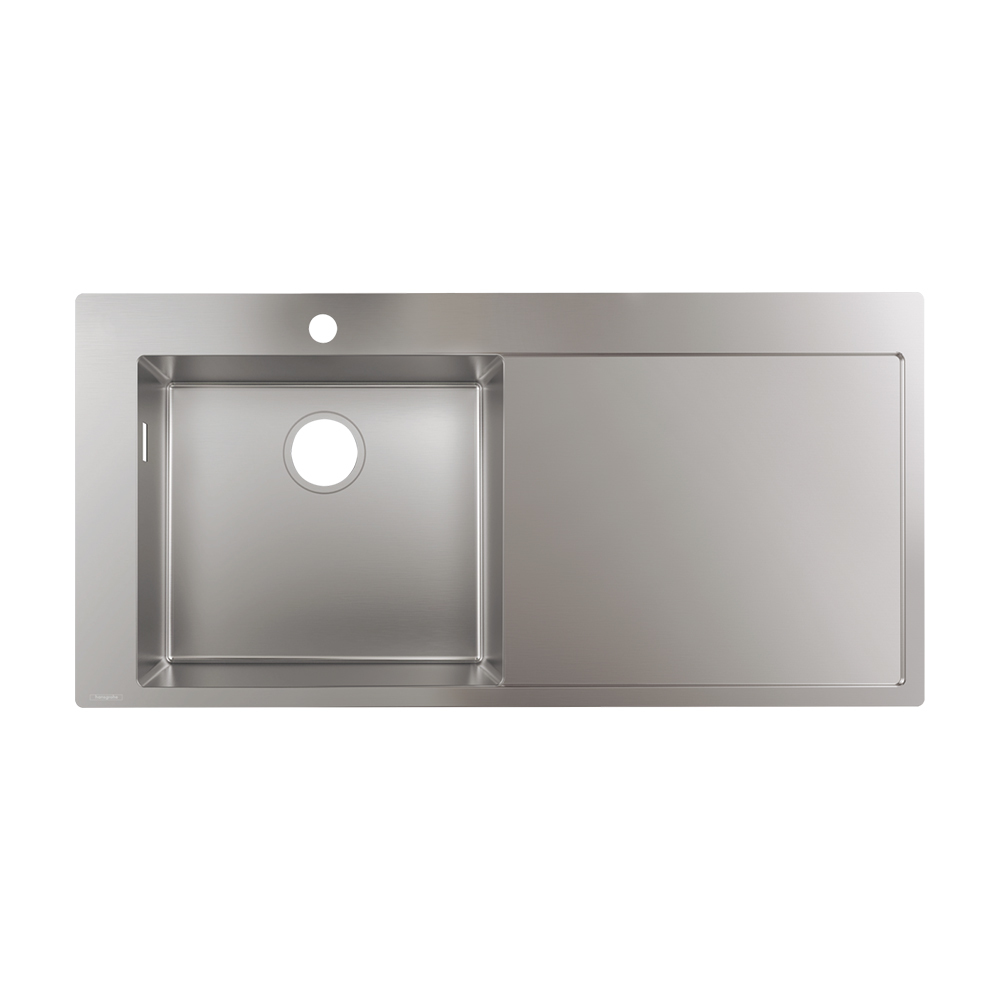 Купить Hansgrohe S715-F450 Кухонная мойка 450 хром 43331800 в магазине wardena.ru