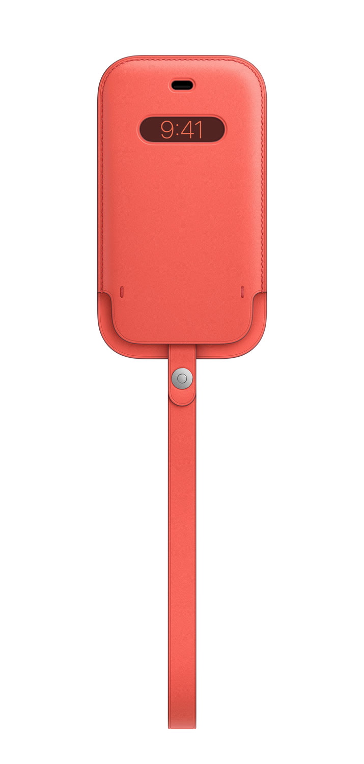 Купить Apple Sleeve with MagSafe - Schutzhülle für Mobiltelefon - Leder - Pink Citrus - für iPhone 12 mini (MHMN3ZM/A) в магазине wardena.ru