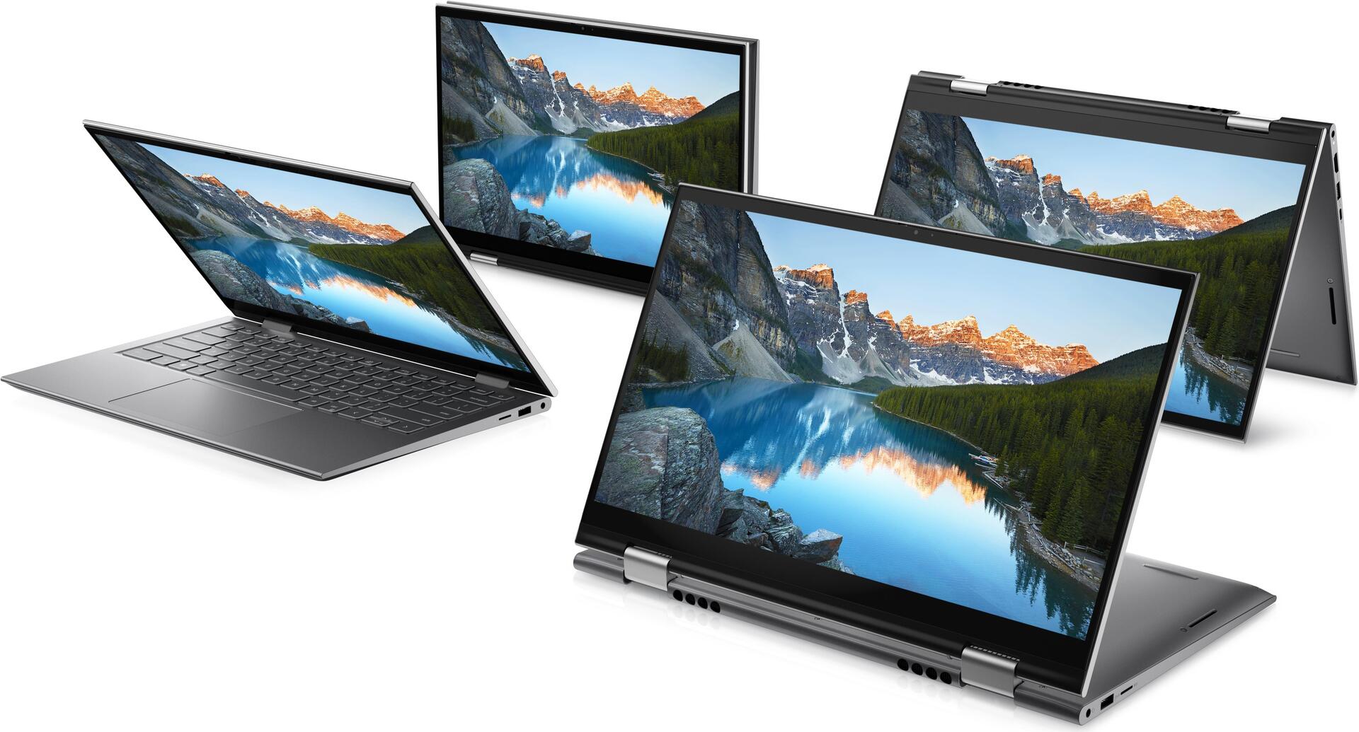 Купить DELL Inspiron 5410 2-in-1 Hybrid (2-in-1) 35,6 cm (14" ) Touchscreen Full HD Intel® Core™ i5 8 GB DDR4-SDRAM 512 GB SSD Wi-Fi 6 (802.11ax) Windows 11 Home Platin - Silber (HFHPP) в магазине wardena.ru