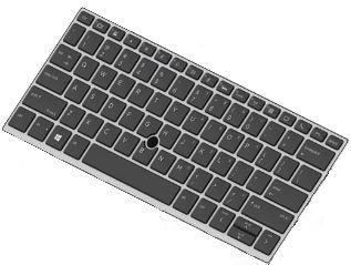 Купить HP DualPoint - Ersatztastatur Notebook - hinterleuchtet - Layout für Großbritannien (L13697-031) в магазине wardena.ru