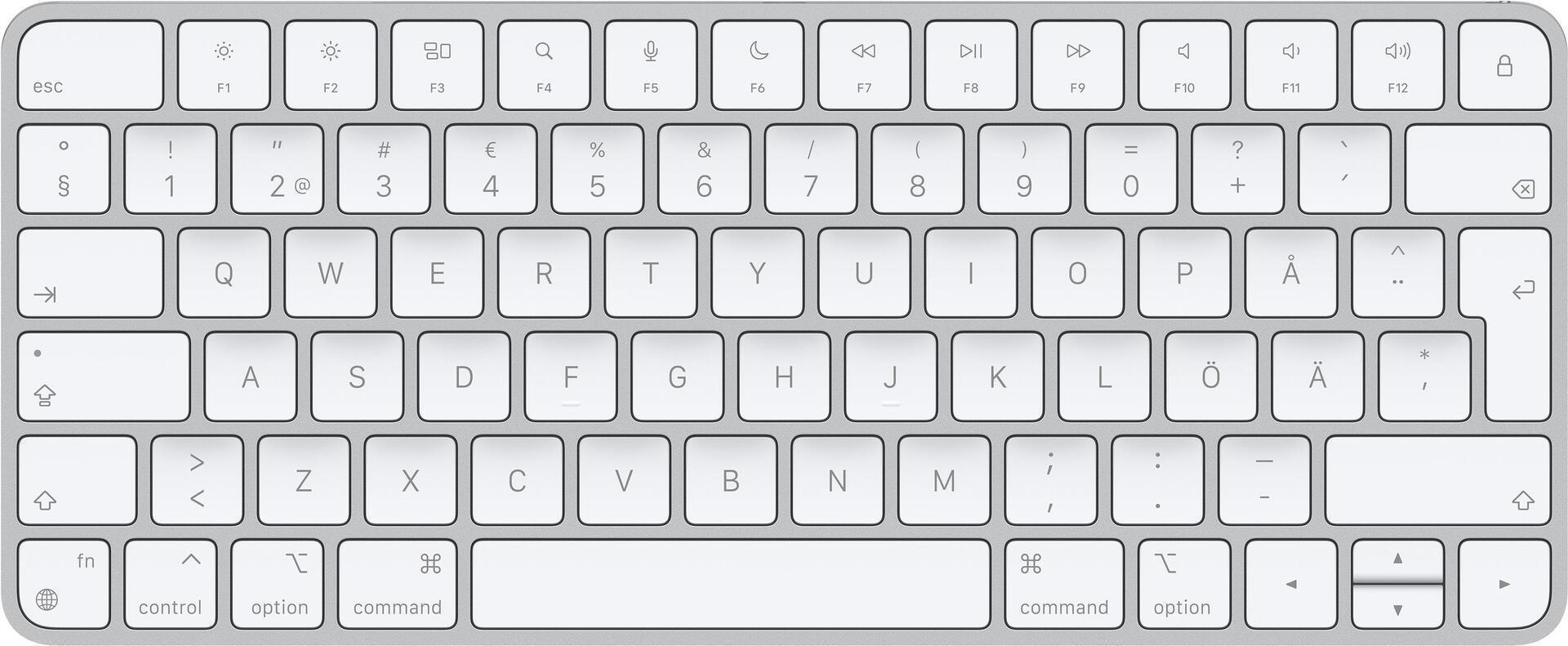 Купить Apple Magic Keyboard - Tastatur - Bluetooth - Schwedisch - für 10.2"  iPad, 10.5"  iPad Air, 10.9"  iPad Air, iPad mini 5, iPhone 11, 12, SE, XR (MK2A3S/A) в магазине wardena.ru