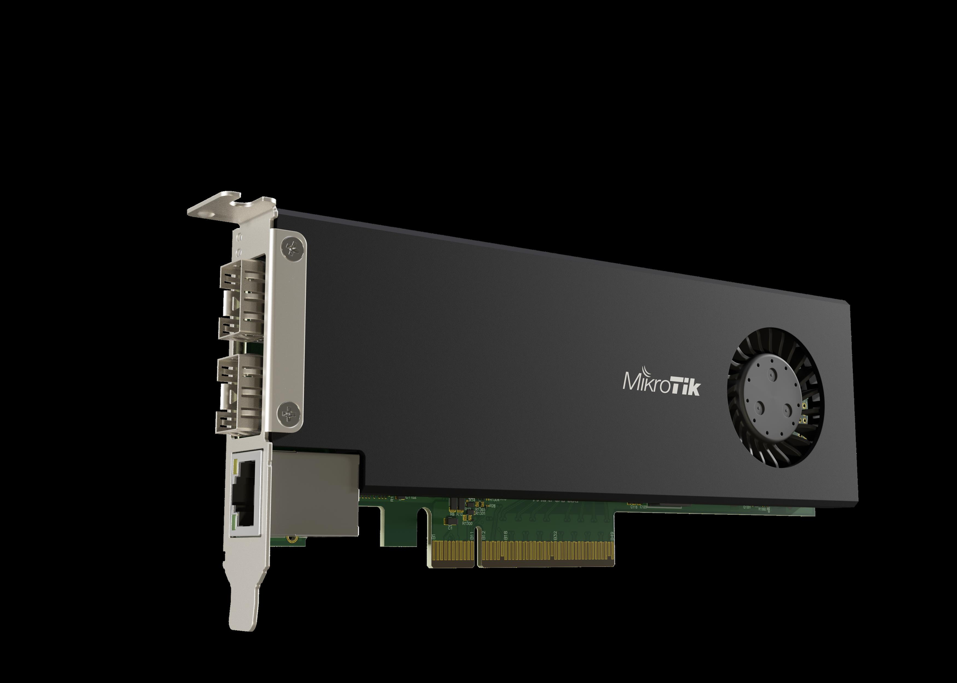 Купить MikroTik Cloud Core Router PCIe-Karte mit 4-Core CPU, 2x 25GB SPF28, 1x 1GB, 4GB RAM Ethernet Router (CCR2004-1G-2XS-PCIE) в магазине wardena.ru