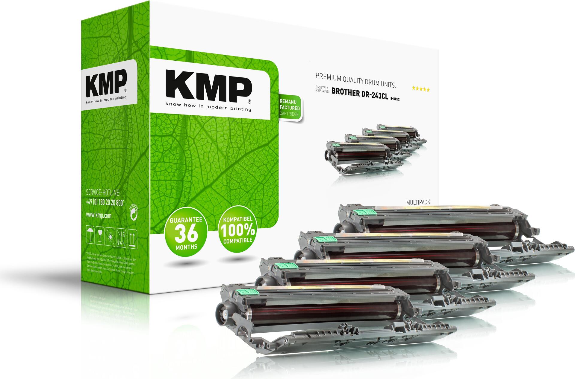 Купить KMP B-DR32 Tonerkartusche 4 Stück(e) Kompatibel (1268,7005) в магазине wardena.ru