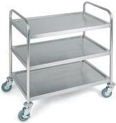Купить APS Servierwagen 11979 3Böden 91x59cm Edelstahl (11979) в магазине wardena.ru
