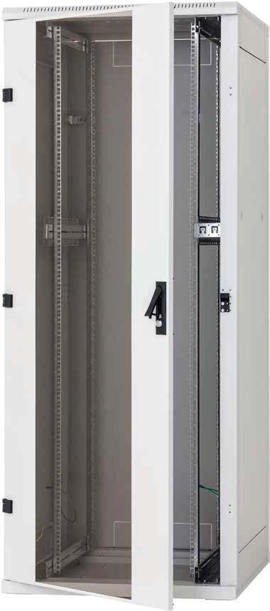 Купить Triton Delta RZ 61 - Schrank - RAL 7035 - 42U - 48,3 cm (19") (RZA-42-A61-CAX-A1-MA) в магазине wardena.ru