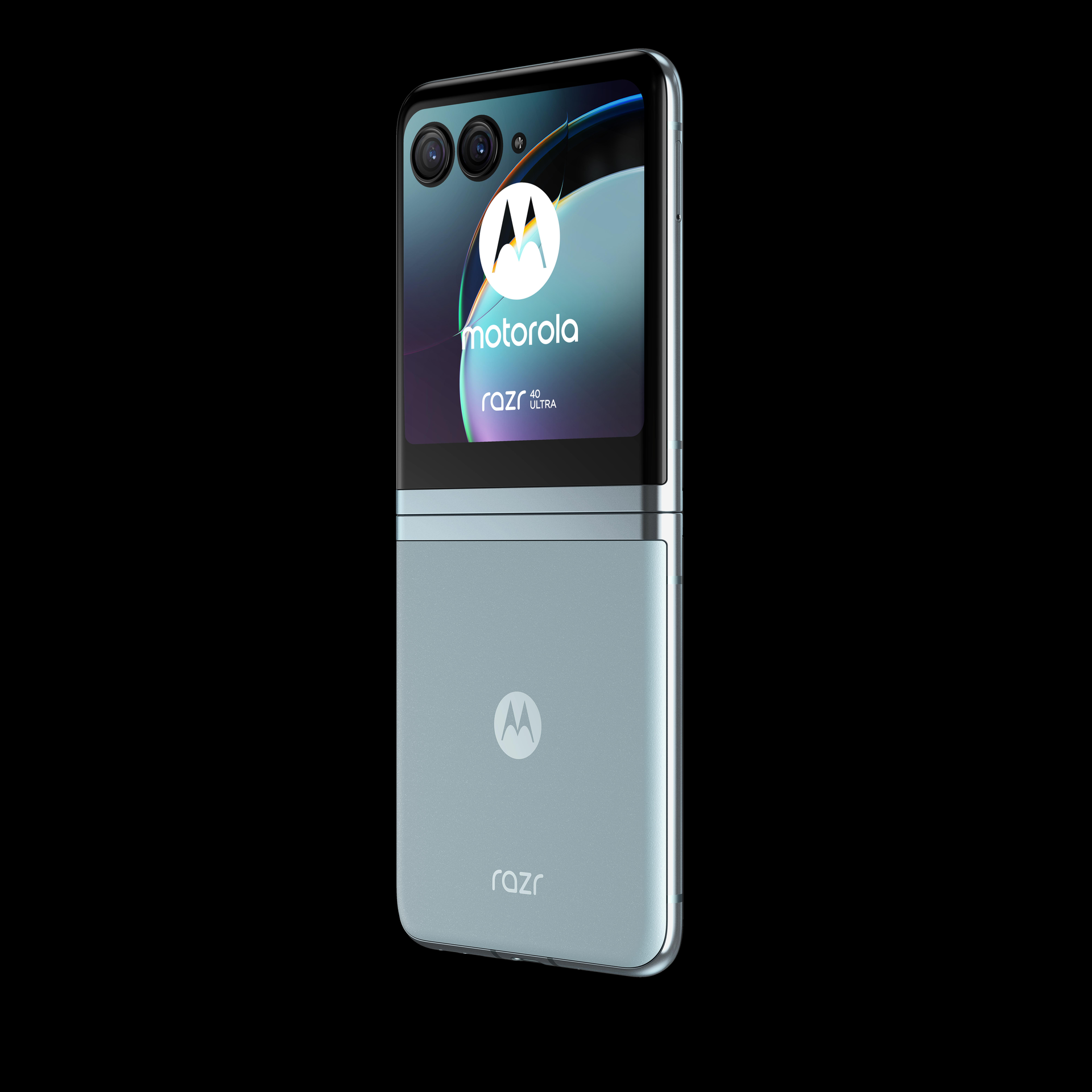 Купить Motorola RAZR 40 Ultra - 5G Smartphone - Dual-SIM - RAM 8 GB / Interner Speicher 256 GB - pOLED-Display - 6.9" - 2640 x 1080 Pixel (165 Hz) - 2 x Rückkamera 12 MP, 13 MP - front camera 32 MP - Glacier Blue (PAX40013SE) в магазине wardena.ru