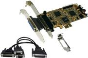Купить Exsys EX-44344 - Adapter Parallel/Seriell - PCIe Low-Profile - RS-232, V.24 - 2 Anschlüsse + 2 x parallel в магазине wardena.ru