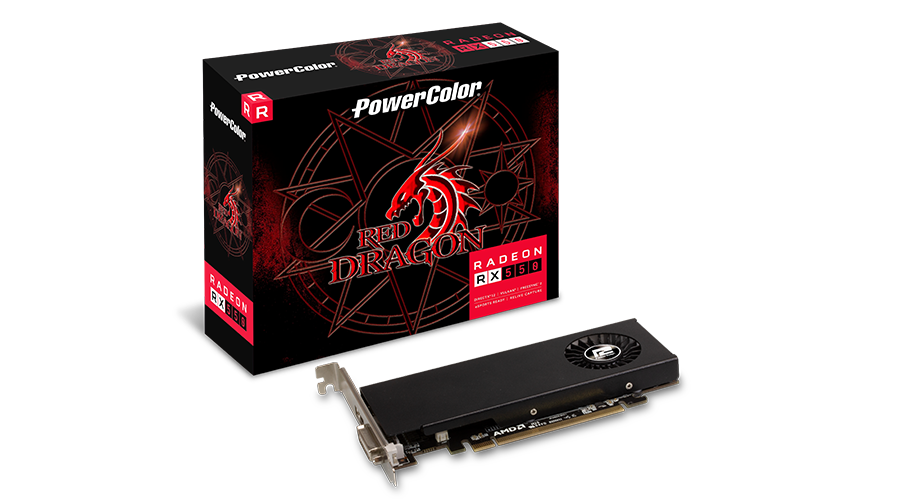 Купить PowerColor Red Dragon AXRX 550 4GBD5-HLE Grafikkarte AMD Radeon RX 550 4 GB GDDR5 (AXRX 550 4GBD5-HLE) в магазине wardena.ru