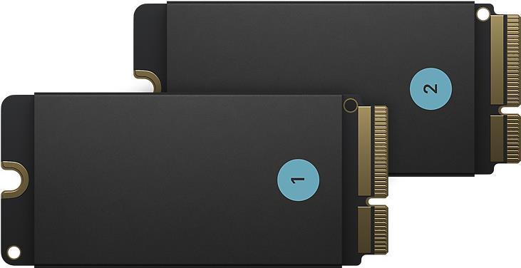 Купить Apple SSD Kit - SSD - 512 GB - intern (Packung mit 2) - für Mac Pro (Ende 2019) (MXNN2ZM/A) в магазине wardena.ru