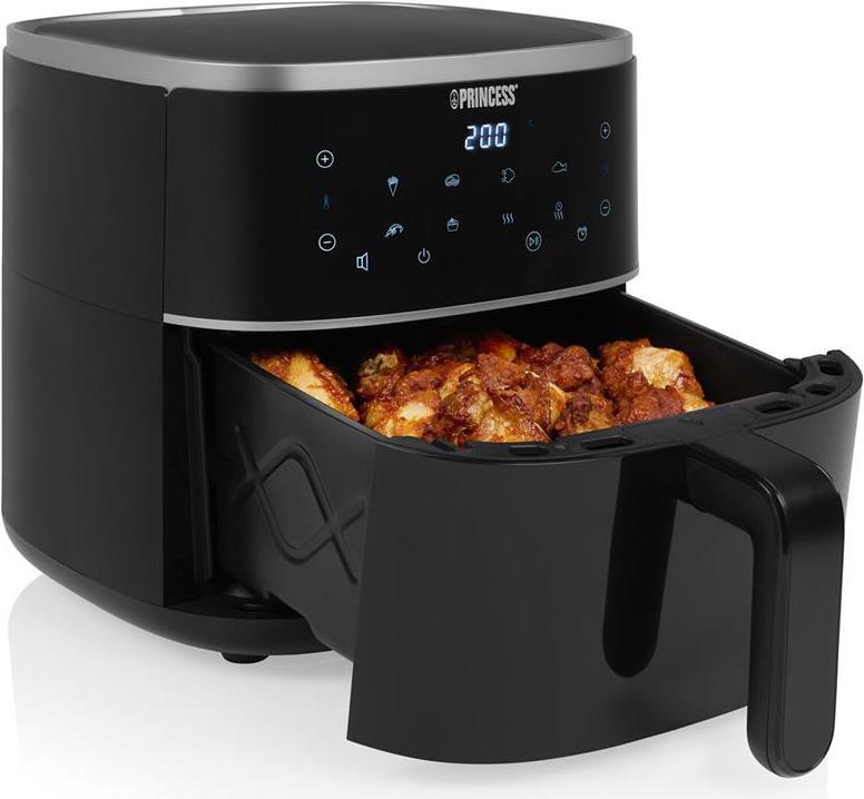 Купить Princess 01.182238.01.001 Digitaler Airfryer 4l - Heißluftfritteuse - 4 l - 200 °C - 4 Person(en) - Einzelbild - Schwarz (01.182238.01.001) в магазине wardena.ru