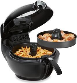 Купить Tefal ActiFry Genius XL YV9708 Fritteuse Heißluftfritteuse Doppel Schwarz 1500 W (YV9708) в магазине wardena.ru