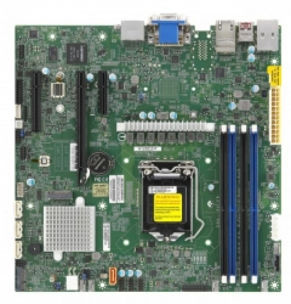 Купить Motherboard Supermicro MBD-X12SCZ-QF Q470 LGA1200 Intel Core 10th i9 i7 i5 i3 LGA1200 SATA M.2 DDR4 IPMI в магазине wardena.ru
