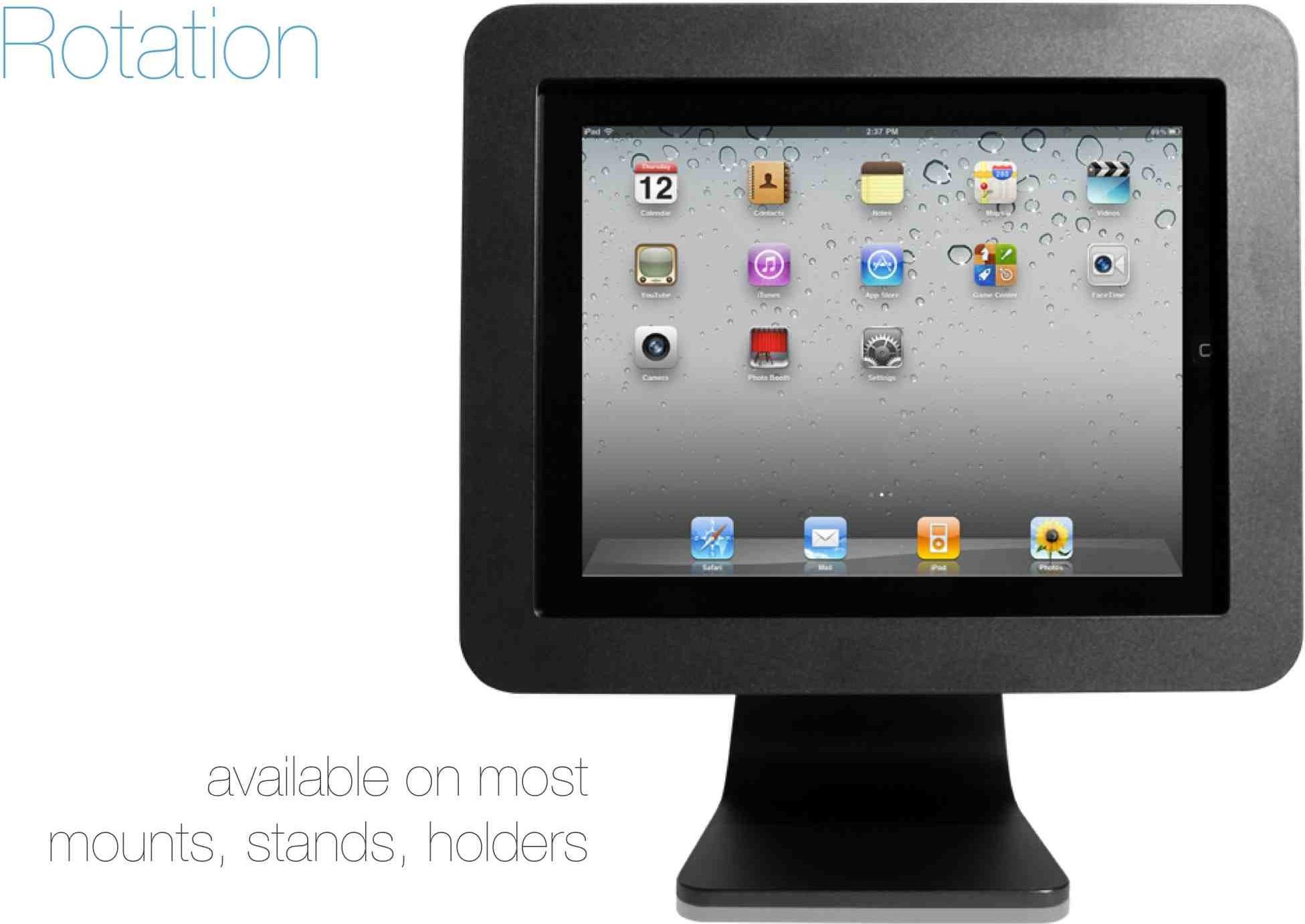 Купить Compulocks Executive 360 iPad 9.7" Counter Top POS Kiosk Tablet Stand - Aufstellung - für Tablett - Aluminium - Schwarz - für Apple 9.7" iPad; 9.7" iPad Pro; iPad; iPad 2; iPad Air 2; iPad with Retina display (AIO-B) в магазине wardena.ru