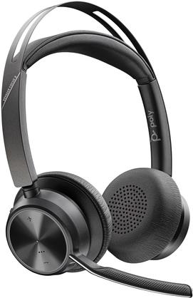 Купить Poly Voyager Focus 2 - Headset - On-Ear - Bluetooth - kabellos, kabelgebunden - aktive Rauschunterdrückung - Adapter USB-A via Bluetooth - Schwarz - Zertifiziert für Microsoft Teams (77Y86AA) в магазине wardena.ru