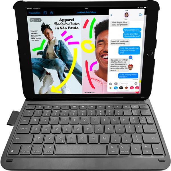 Купить DEQSTER Slim Pro Keyboard 10.2? - QWERTZ - Deutsch - Mechanischer Switch - Apple - Apple iPad 10.2" (7./8./9. Gen.) - Grau (90-2000033) в магазине wardena.ru