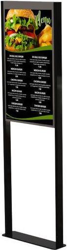 Купить Peerless-AV SmartMount Floor mount DS-OM55ND-FLOOR - Aufstellung für LCD-Display - mattschwarz - Bildschirmgröße: 139.7 cm (55") - für Samsung OM55N-D в магазине wardena.ru