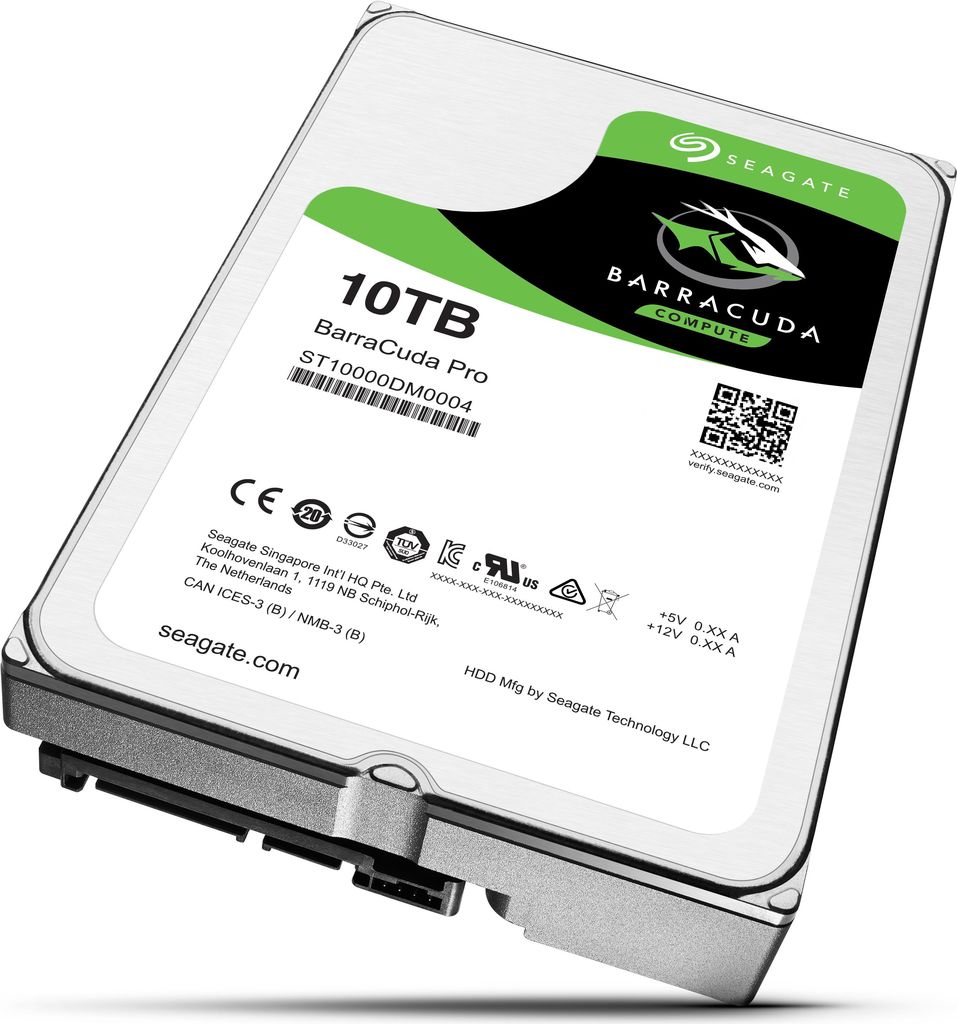 Купить Seagate Barracuda Pro ST10000DM0004 - Festplatte - 10 TB - intern - 3.5" (8.9 cm) - SATA 6Gb/s - 7200 U/min - Puffer: 256 MB в магазине wardena.ru
