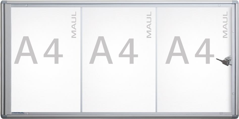Купить Maulextraslim - Aluminium - Glas - Kunststoff - Aluminium - 350 x 711 x 27 mm - 3 x A4 (6820308) в магазине wardena.ru