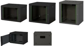 Купить Digitus DN-19 12-U - Wandschrank - Schwarz - 12U - 48,3 cm (19") (DN-19 12-U-SW) в магазине wardena.ru