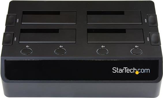 Купить StarTech.com USB3.0 to 4-Bay SATA 6Gbps Hard Drive Docking Station w - UASP & Dual Fans - 2,5/3.5" SSD / HDD Dock - Speichergehäuse - 4 Schächte (SATA-600) (SDOCK4U33) в магазине wardena.ru