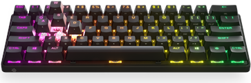 Купить Steelseries Apex Pro Mini Wireless Tastatur USB + RF Wireless + Bluetooth QWERTY US Englisch Schwarz (64842) в магазине wardena.ru