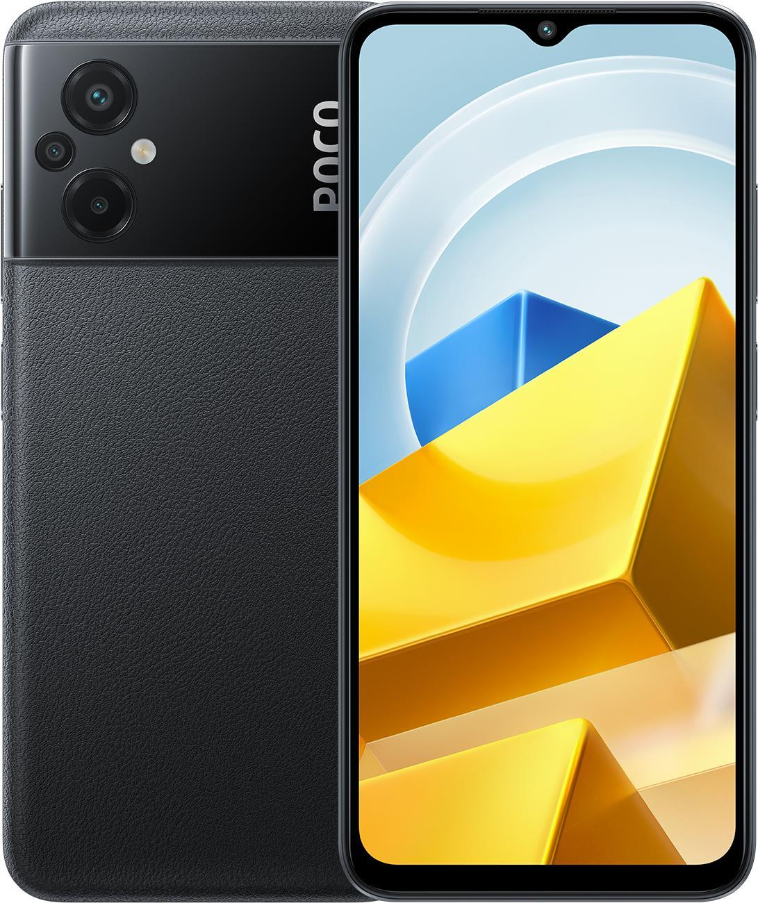 Купить Xiaomi POCO M5 - 4G Smartphone - Dual-SIM - RAM 4 GB / Interner Speicher 64 GB - microSD slot - 6.58" - 2408 x 1080 Pixel (90 Hz) - Triple-Kamera 50 MP, 2 MP, 2 MP - front camera 5 MP - Schwarz (MZB0C9MEU) в магазине wardena.ru
