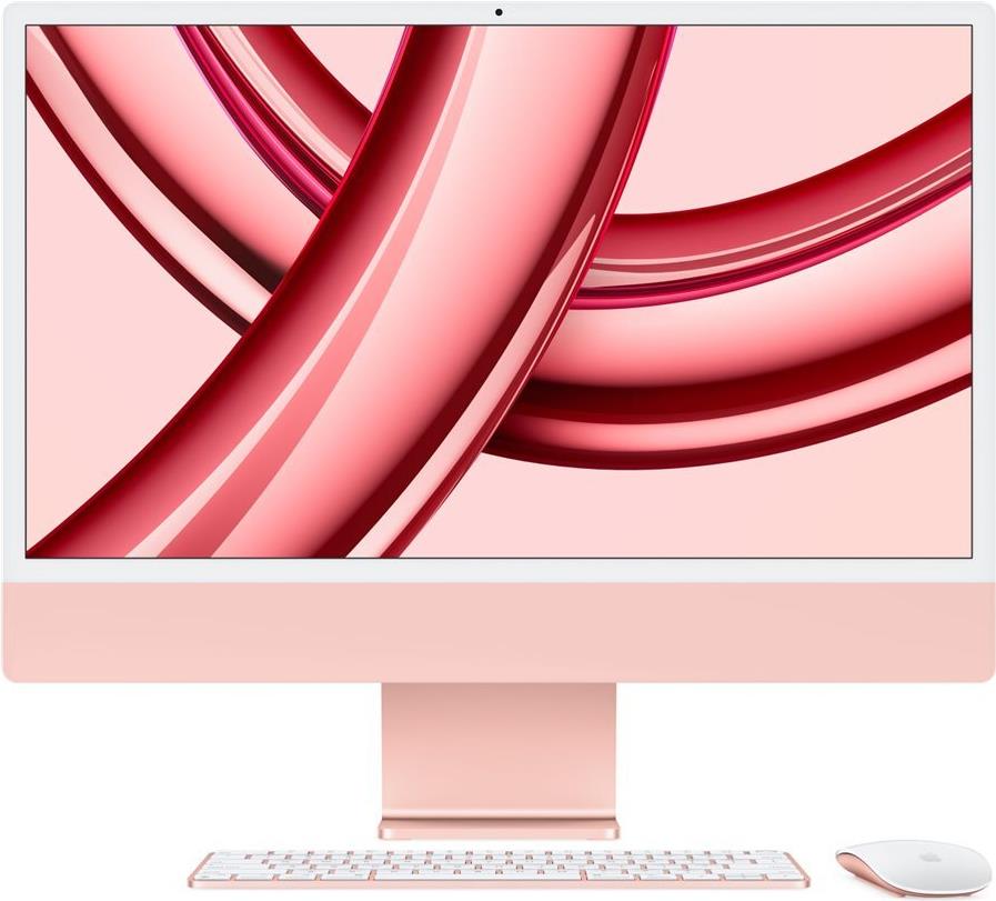 Купить Apple iMAC 24" Rosé/M3-8C-CPU,10C-GPU/16GB/1TB SSD/NK-ID-Deutsch/MM2/1GB Ethernet (Z19M_13_DE_CTO) в магазине wardena.ru