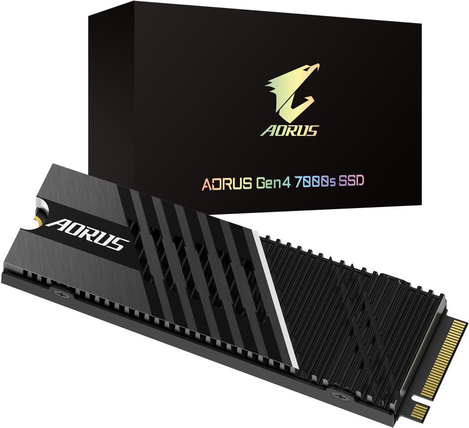 Купить Gigabyte AORUS 7000s - SSD - 2 TB - intern - M.2 2280 - PCI Express 4.0 x4 (NVMe) - Puffer: 1 GB - AES - integrierter Kühlkörper (GP-AG70S2TB) в магазине wardena.ru