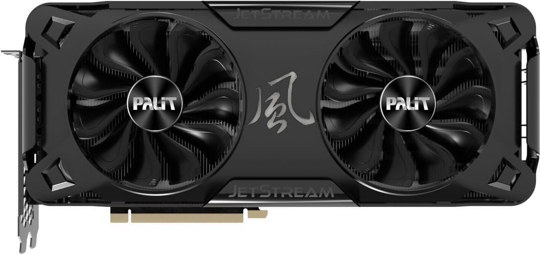 Купить Palit GeForce RTX 3070 JetStream - Grafikkarten - GF RTX 3070 - 8 GB GDDR6 - PCIe 4.0 - HDMI, 3 x DisplayPort (NE63070019P2-1040J) в магазине wardena.ru
