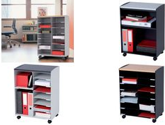 Купить PAPERFLOW Rollwagen, 2 Fächer, schwarz / buche Polystyrol, Topauflage: melaminbeschichtet, vordere Kante - 1 Stück (DC02N.01.23) в магазине wardena.ru