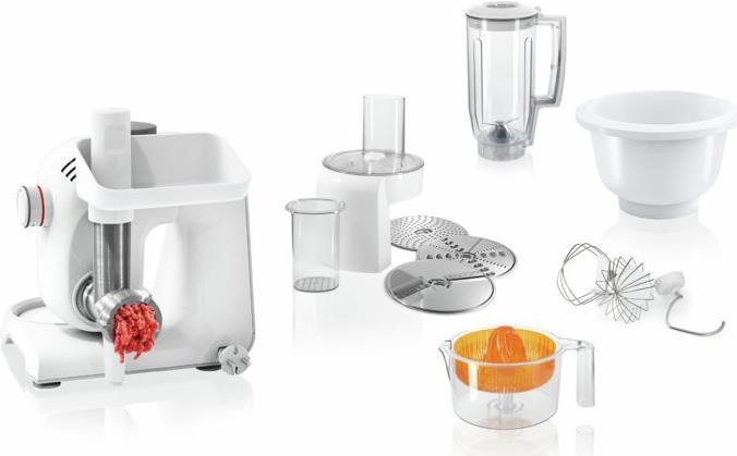 Купить Bosch MUM58258 - 3,9 l - Weiß - Tasten - CE - Eurázsiai - Ukraine - VDE - Edelstahl - Kunststoff (MUM 58258) в магазине wardena.ru