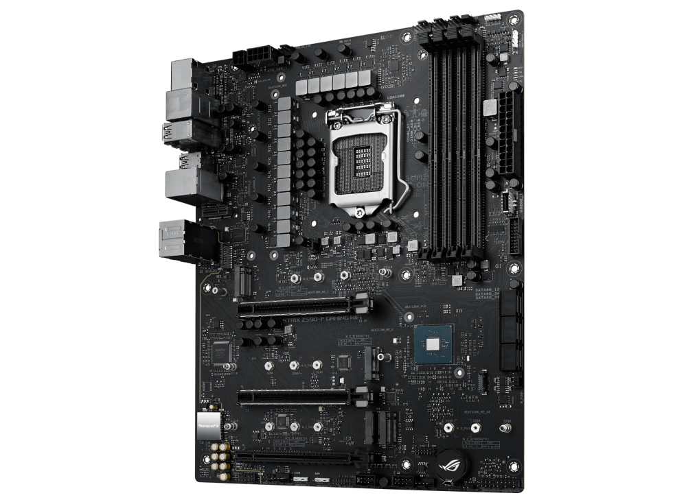 Купить ASUS ROG STRIX Z590-F GAMING WIFI - Motherboard - ATX - LGA1200-Sockel - Z590 - USB-C Gen2, USB 3,2 Gen 1, USB 3,2 Gen 2, USB-C Gen 2x2 - Bluetooth, 2,5 Gigabit LAN, Wi-Fi - Onboard-Grafik (CPU erforderlich) - HD Audio ( (90MB1630-M0EAY0) в магазине wardena.ru