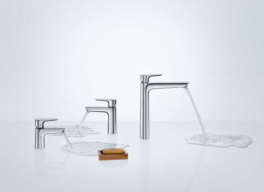 Купить Hansgrohe Talis E Смеситель для раковины 80 однорычажный без сливного набора хром 71702000 в магазине wardena.ru