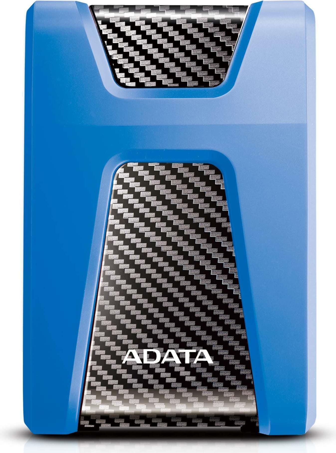 Купить ADATA DashDrive Durable HD650 - Festplatte - 2 TB - extern (tragbar) - 2.5" (6.4 cm) - USB 3.1 - 256-Bit-AES - Blau (AHD650-2TU31-CBL) в магазине wardena.ru