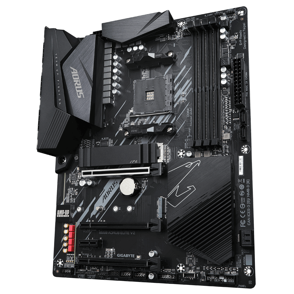 Купить Gigabyte B550 AORUS Elite V2 - 1.0 - Motherboard - ATX - Socket AM4 - AMD B550 - USB-C Gen1, USB 3.2 Gen 1, USB 3.2 Gen 2 - 2.5 Gigabit LAN - Onboard-Grafik (CPU erforderlich) - HD Audio (8-Kanal) (B550 AORUS ELITE V2) в магазине wardena.ru