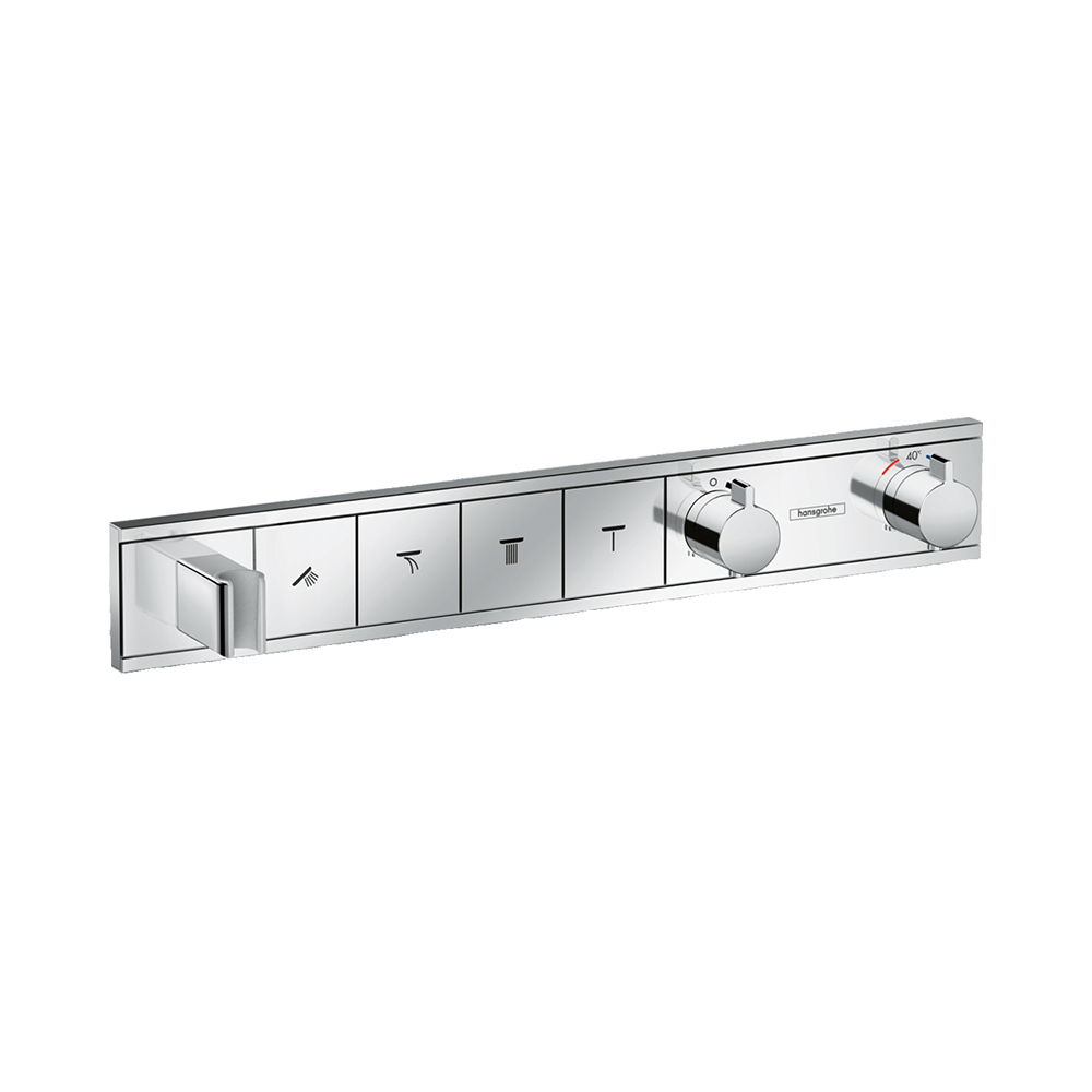 Купить Hansgrohe RainSelect Термостат для душа скрытого монтажа с 4 кнопками хром 15357000 в магазине wardena.ru