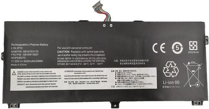 Купить CoreParts Laptop Battery 49Wh Li-Polymer 11.55V 4200mAh - Batterie - 4.200 mAh (5B10W13928-CP) в магазине wardena.ru