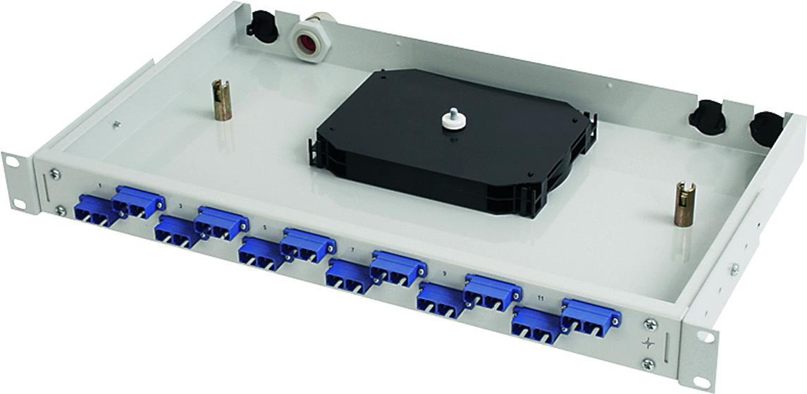 Купить Telegärtner LWL-Rangierverteiler BASIS V 48,30cm (19"), 1HE, 6xLC Duplex Kupplung, Keramikhülse, Kunststoffgehäuse, 1x Spleißkassette, türkis, für Multimode OM3  - 1 Stück (H02030T0590) (100022130) в магазине wardena.ru