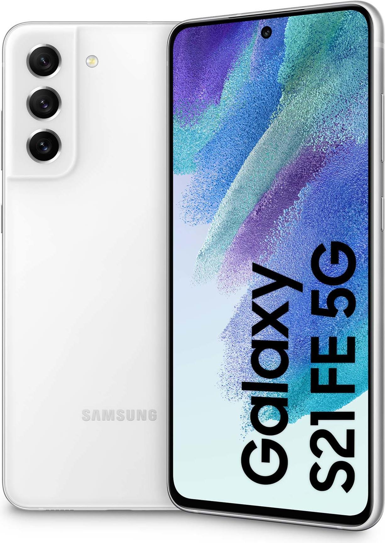 Купить Samsung Galaxy S21 FE 5G - 5G Smartphone - Dual-SIM - RAM 6 GB / Internal Memory 128 GB - OLED-Display - 6.4" - 2340 x 1080 Pixel (120 Hz) - Triple-Kamera 12 MP, 12 MP, 8 MP - front camera 32 MP - weiß (SM-G990BZWDEUE) в магазине wardena.ru