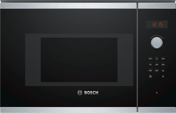 Купить Bosch Serie 4 BFL523MS0 Mikrowelle Integriert Solo-Mikrowelle 20 l 800 W Schwarz - Edelstahl (BFL523MS0) в магазине wardena.ru