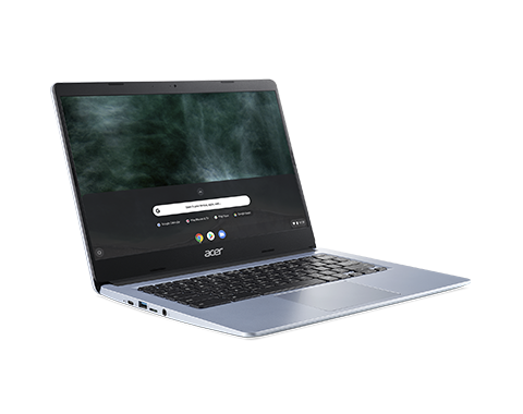 Купить Acer Chromebook 314 CB314-1HT-C9VY - Intel Celeron N4120 / 1.1 GHz - Chrome OS - UHD Graphics 600 - 4 GB RAM - 64 GB eMMC - 35.56 cm (14") IPS Touchscreen 1920 x 1080 (Full HD) - Wi-Fi 5 - Reines Silber - kbd: Deutsch (NX.HPZEG.004) в магазине wardena.ru