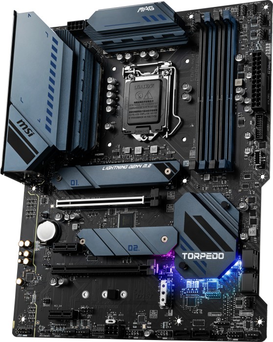 Купить MSI MAG Z590 TORPEDO - Motherboard - ATX - LGA1200-Sockel - Z590 - USB-C Gen2, USB 3.2 Gen 1, USB 3.2 Gen 2, USB-C Gen 2x2 - Gigabit LAN, 2.5 Gigabit LAN - Onboard-Grafik (CPU erforderlich) - HD Audio (8-Kanal) (7D08-003R) в магазине wardena.ru