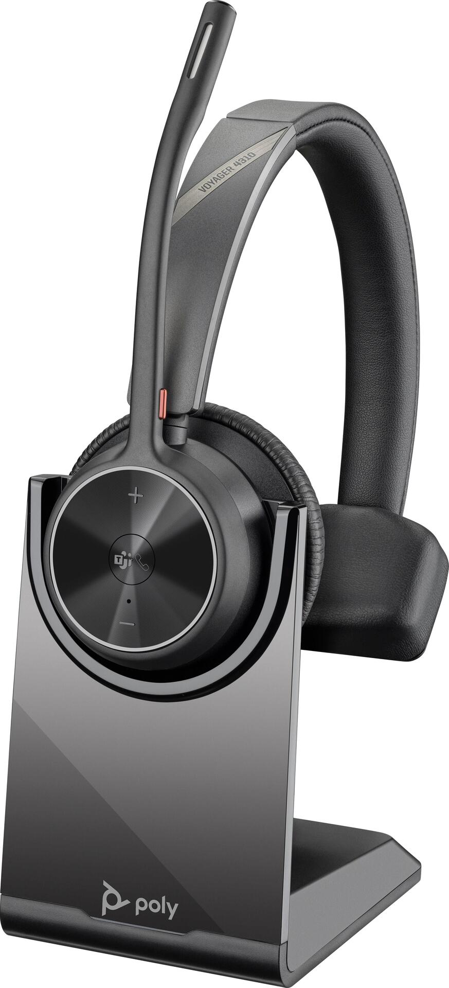 Купить HP POLY Poly Voyager 4310-M - Voyager 4300 UC series - Headset - On-Ear - Bluetooth - kabellos, kabelgebunden - USB-C - Schwarz - Zertifiziert für Microsoft Teams (77Y97AA) в магазине wardena.ru