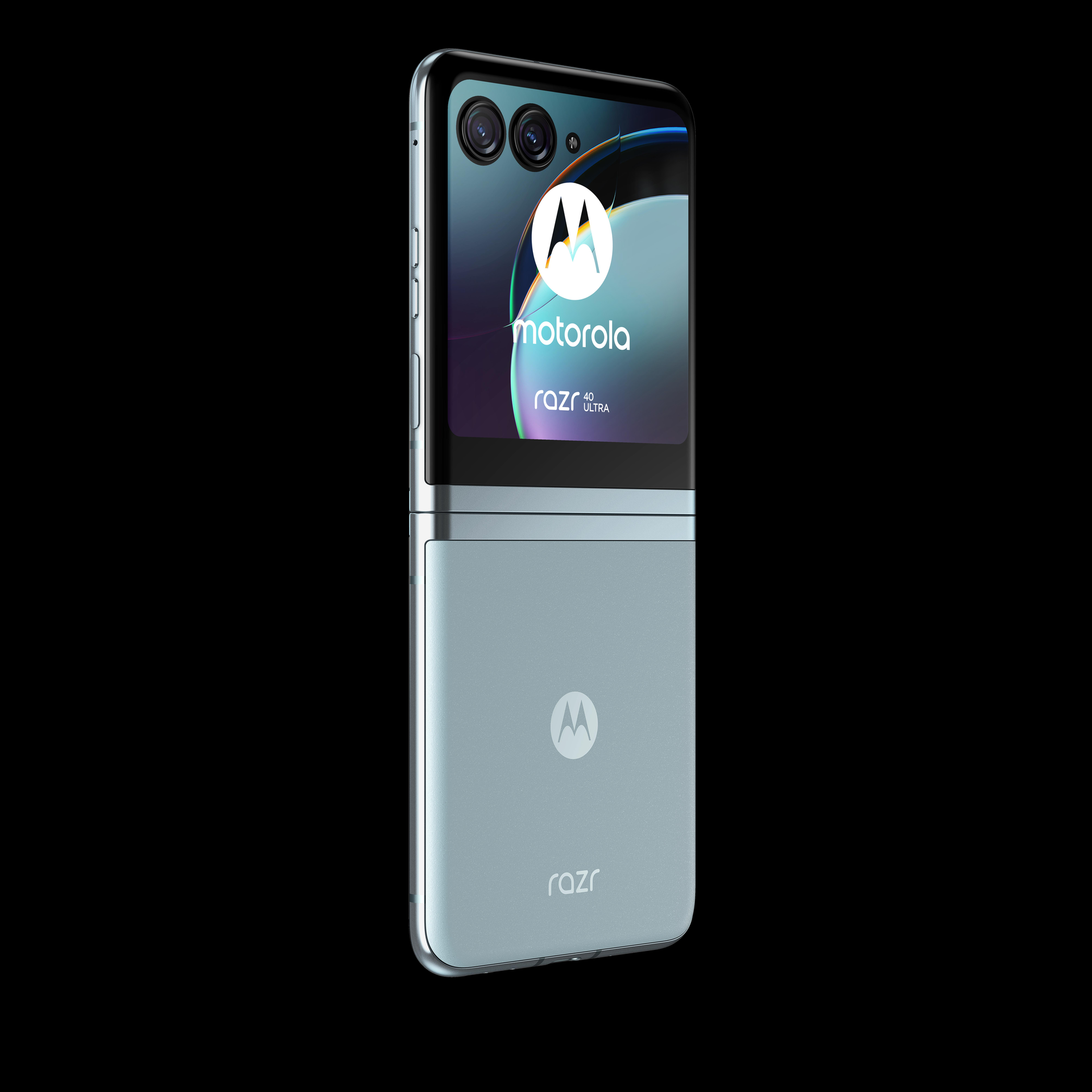Купить Motorola RAZR 40 Ultra - 5G Smartphone - Dual-SIM - RAM 8 GB / Interner Speicher 256 GB - pOLED-Display - 6.9" - 2640 x 1080 Pixel (165 Hz) - 2 x Rückkamera 12 MP, 13 MP - front camera 32 MP - Glacier Blue (PAX40013SE) в магазине wardena.ru