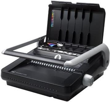 Купить GBC Plastikbindegerät CombBind C340, grau/anthrazit bis DIN A4, Stanzleistung: 25 Blatt, Bindekapazität: 450 (4400420) в магазине wardena.ru