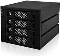 Купить RaidSonic ICY BOX IB-554SSK - Gehäuse für Speicherlaufwerke - 6,4 cm (2.5") - 13,3 cm to 8,9 cm (5,25" bis 8,90cm (3.5")) - Schwarz (55104) в магазине wardena.ru