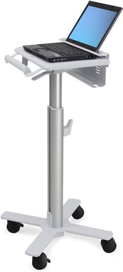 Купить Ergotron StyleView Laptop Cart, SV10 - Wagen für Notebook - medizinisch - Metall - weiß, Aluminium - Bildschirmgröße: bis zu 43,2 cm (bis zu 43,20cm (17")) (SV10-1100-0) в магазине wardena.ru